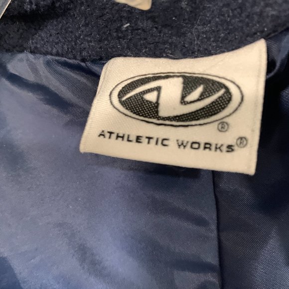 Athletic Works Rain Jacket Blue Nylon Hooded Lightweight Womens Size Med (8-10) - Picture 4 of 12